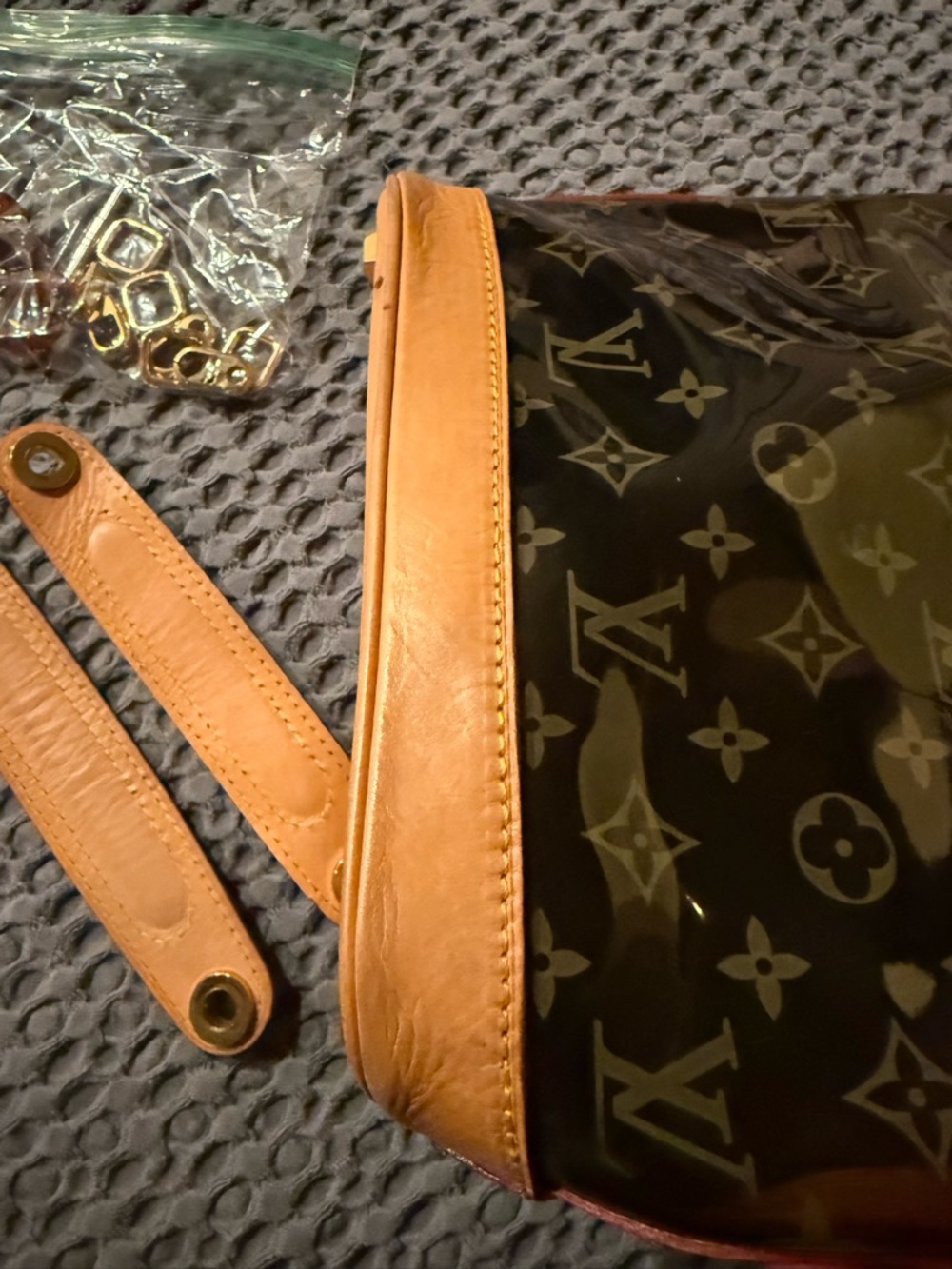 Louis Vuitton Monogram Vinyl Cabas Ambre PM Tote Bag - Picture 5 of 12